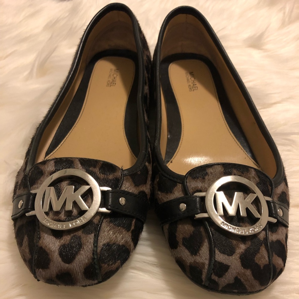 Michael Kors Fulton Leopard Flats